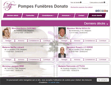 Tablet Screenshot of pf-donato.net